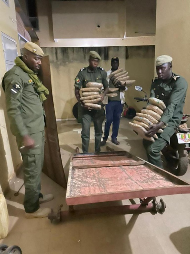 Keur Ayip : 21 paquets de chanvre indien d'une valeur de plus de 2 millions saisis par la Douane. Keur Ayip : 21 paquets de chanvre indien d'une valeur de plus de 2 millions saisis par la Douane.