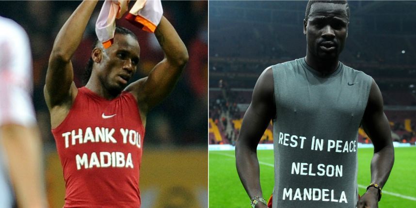 Drogba assume son hommage à Mandela ! "Je suis désolé, mais si je devais, je le ferais encore et encore et encore" 