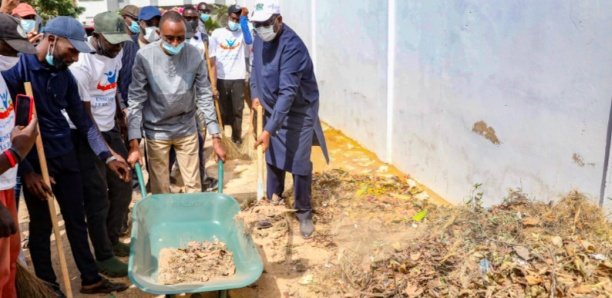 Amélioration du cadre de vie: Macky tient à ses «Bësup Setal» Amélioration du cadre de vie: Macky tient à ses «Bësup Setal»
