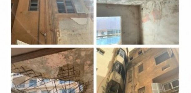 Dakar-Plateau : Des occupants refusent de quitter un immeuble qui menace ruine Dakar-Plateau : Des occupants refusent de quitter un immeuble qui menace ruine