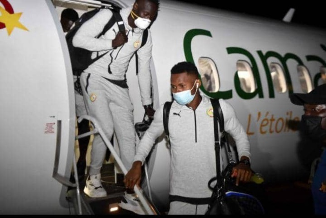 PHOTOS / CAN 2021: Arrivée des "Lions" au Cameroun PHOTOS / CAN 2021: Arrivée des "Lions" au Cameroun