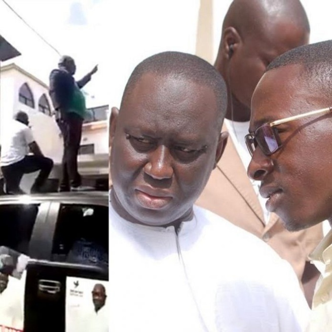 Ahmed Aïdara provoque Aliou Sall devant sa maison : La réaction de Pape Fall… (Apr Guédiawaye) Ahmed Aïdara provoque Aliou Sall devant sa maison : La réaction de Pape Fall… (Apr Guédiawaye)