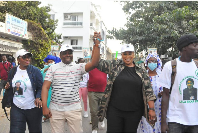 Elections locales à la Commune des HLM: Lala Aicha Fall et Pèdre Ndiaye mobilisent et répondent à leurs détracteurs Elections locales à la Commune des HLM: Lala Aicha Fall et Pèdre Ndiaye mobilisent et répondent à leurs détracteurs