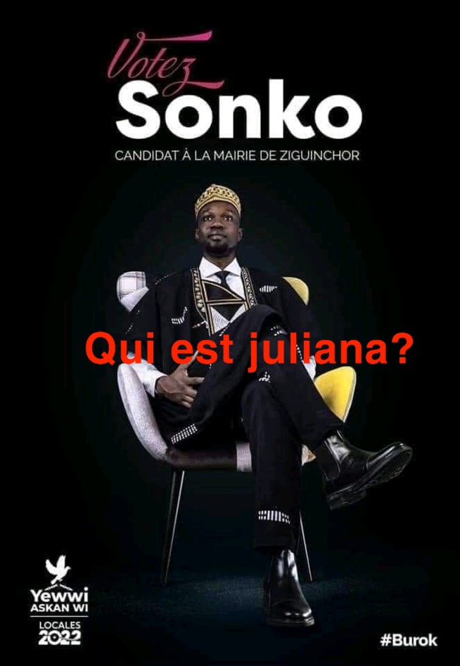 Ce proche de Macky à Sonko : « Il n’a qu’à dire aux Sénégalais qui est Juliana » Ce proche de Macky à Sonko : « Il n’a qu’à dire aux Sénégalais qui est Juliana »