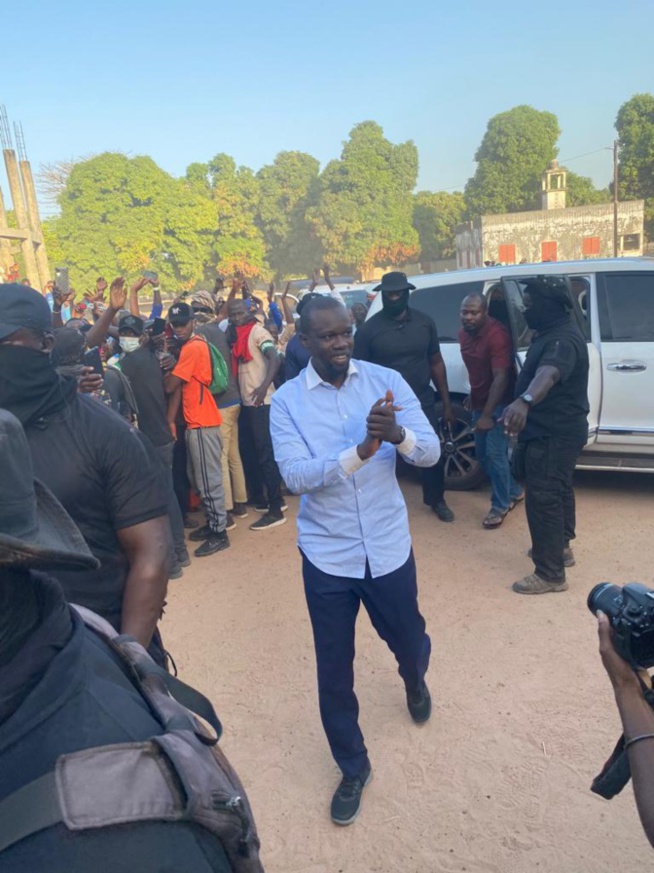 Elections locales à Ziguinchor: Ousmane Sonko à Kataba chez Talibouya Aidara