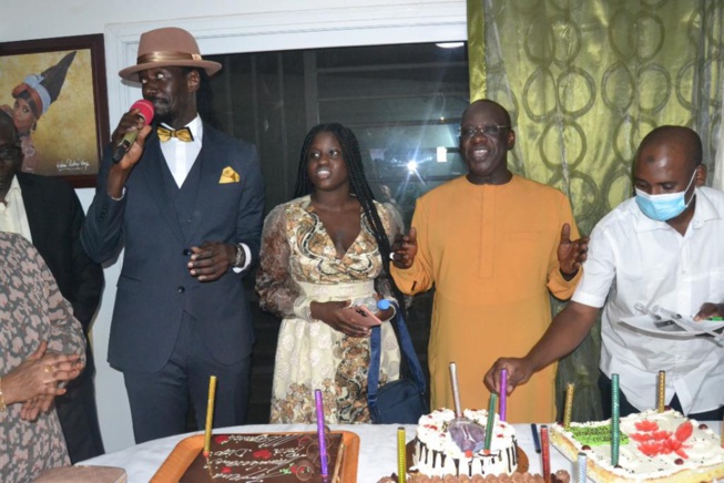 EN IMAGES ANNIVERSAIRE ROYAL: Le président Mbagnick Diop du MEDS a soufflé une bougie de plus.