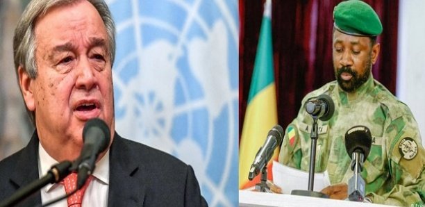 Crise au Mali : Assimi Goïta s'est entretenu avec Antonio Guterres Crise au Mali : Assimi Goïta s'est entretenu avec Antonio Guterres
