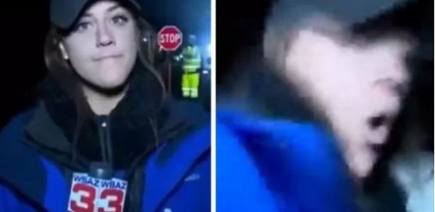 Une journaliste américaine heurtée par une voiture en plein direct à la télévision Une journaliste américaine heurtée par une voiture en plein direct à la télévision