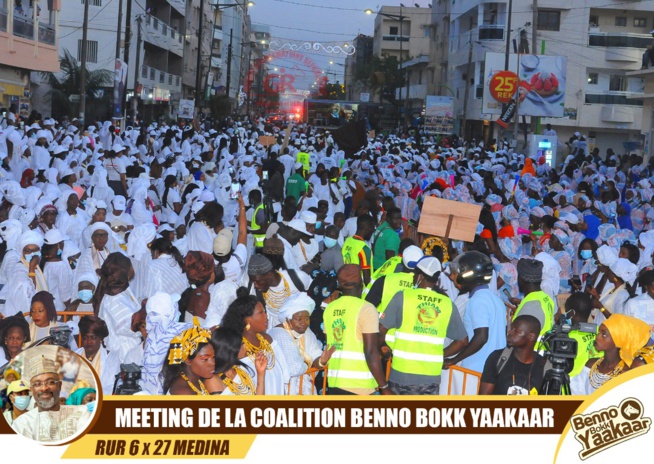 Photos. Revivez En Images Le Meeting De Clôture De Cheikh Ba