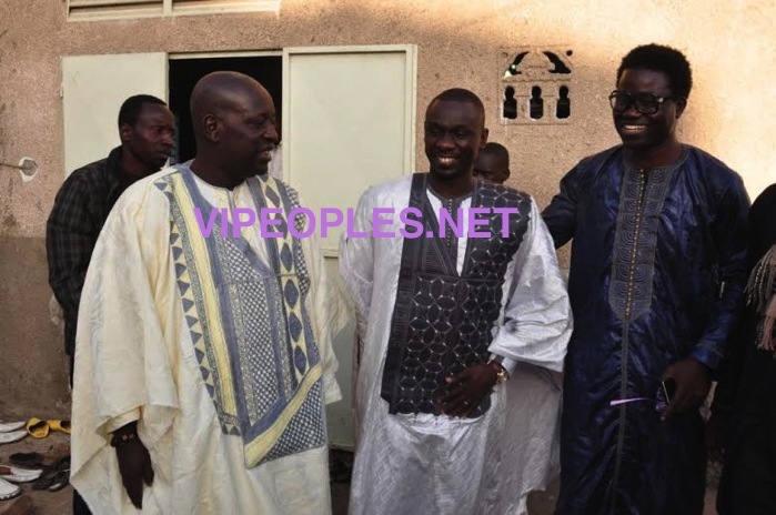 Voici la femme de Tange Tandian, accompagnée de Pape Diouf au Mariage Voici la femme de Tange Tandian, accompagnée de Pape Diouf au Mariage