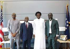 Wally Seck reçu par l'ambassadeur des États-Unis Wally Seck reçu par l'ambassadeur des États-Unis