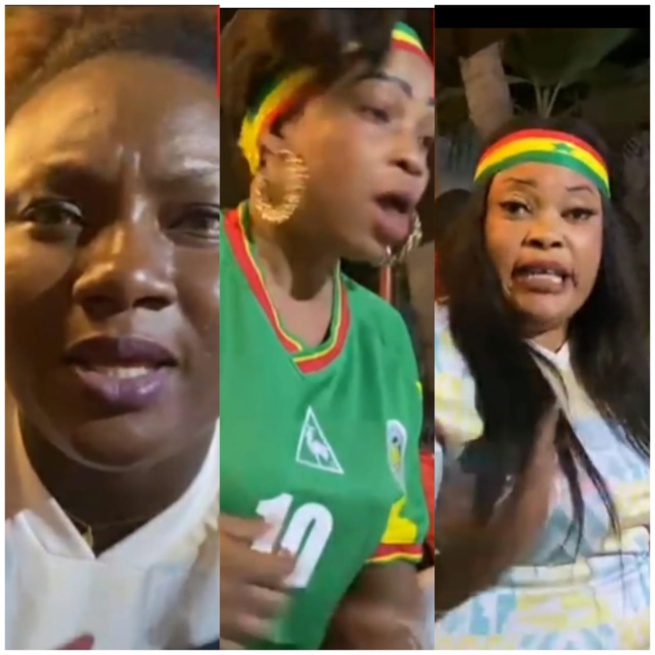 Finale Sénégal vs Égypte Aida Dada Lala walf TV et Fatoumata Fouta Tampi supportent à fond les lions