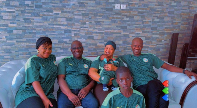 Senegal champion d'Afrique le bonheur du Pdt Mbagnick Diop du MEDS et sa famille s'affichent