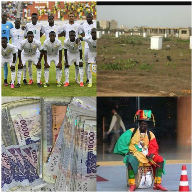 Direct décoration de l'équipe nationale champion d'Afrique Macky Sall offre 2terrains et 50Millions