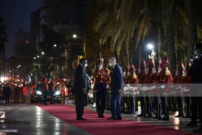 Inauguration du Stade Me Abdoulaye Wade: Le Président Macky Sall en compagnie de son hôte, le Président Erdogan de la Turquie