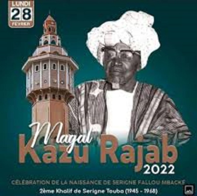 Magal Kazou Rajab célébré cette nuit du lundi au mardi : Serigne Fallou Mbacké Toujours dans nos cœurs (Par M Tine) Magal Kazou Rajab célébré cette nuit du lundi au mardi : Serigne Fallou Mbacké Toujours dans nos cœurs (Par M Tine)