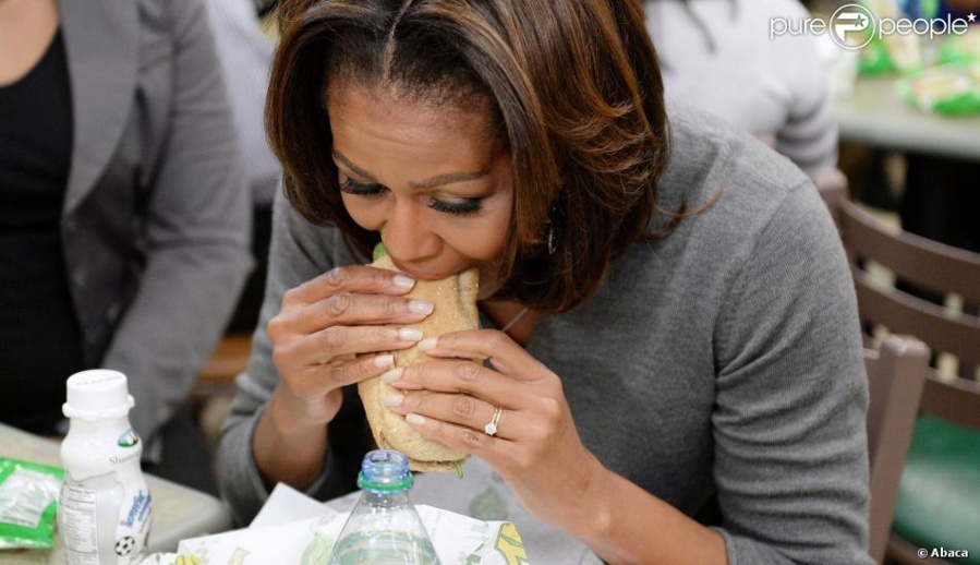 Michelle Obama mange toujours saint et équilibré !