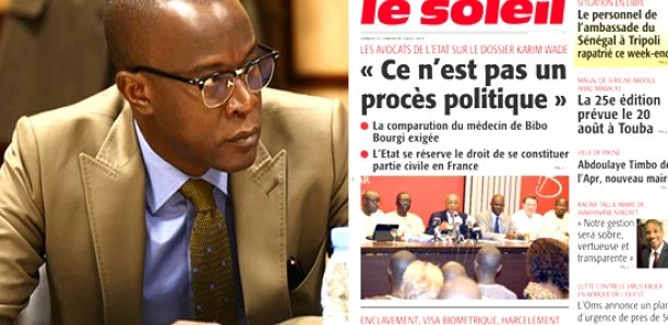 Gestion du quotidien national le Soleil : Le collège des délégués tire sur Yakham Mbaye Gestion du quotidien national le Soleil : Le collège des délégués tire sur Yakham Mbaye