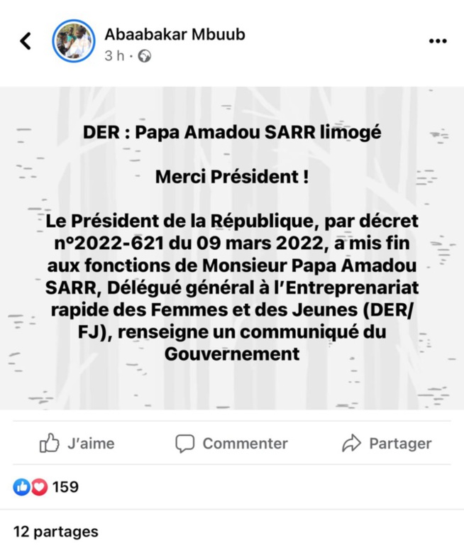 Propos outrageants: Ababacar Mboup de Samm Djiko Yi, Oustaz Makhtar Sarr et Asfiyahi, félicitent Macky Sall Propos outrageants: Ababacar Mboup de Samm Djiko Yi, Oustaz Makhtar Sarr et Asfiyahi, félicitent Macky Sall