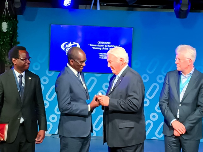 Cérémonie de présentation officielle du nouveau navire-hôpital Global Mercy aux donateurs de Mercy Ships,  à Rotterdam, en Hollande