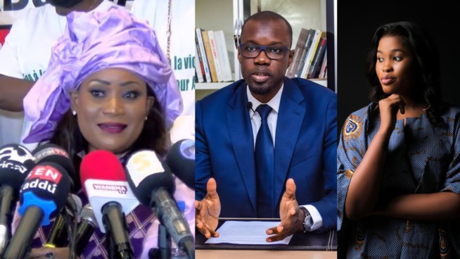 La "famille" de Adji Sarr répond à Ousmane Sonko ( Hélène Gaye, Coddas ) La "famille" de Adji Sarr répond à Ousmane Sonko ( Hélène Gaye, Coddas )