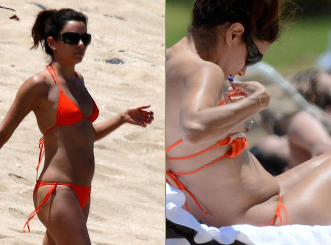 PHOTOS Eva Longoria, Madonna… Ces stars qui en montrent plus que prévu à la plage