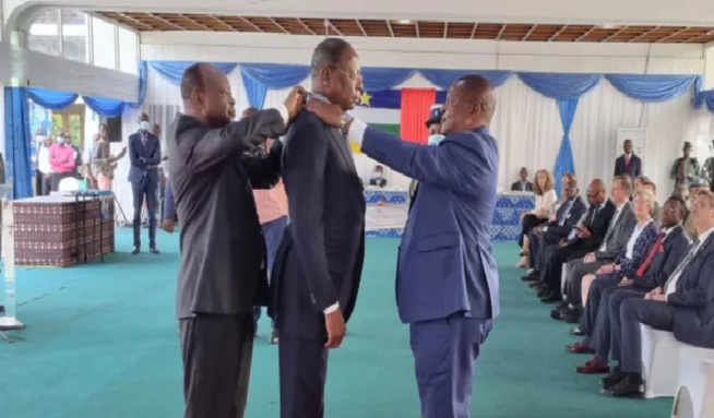 Fin de mission à la tête de la Minusca : La Rca honore Mankeur Ndiaye Fin de mission à la tête de la Minusca : La Rca honore Mankeur Ndiaye