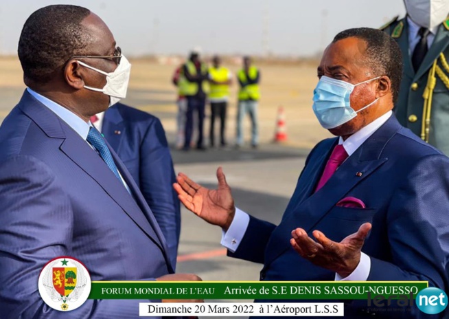 S.E Denis Sassou-Nguesso, Président du Congo Brazza est à Dakar pour nle forum mondial de l'eau