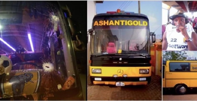 Ghana : des hommes armés tirent sur le bus d’une équipe de football Ghana : des hommes armés tirent sur le bus d’une équipe de football