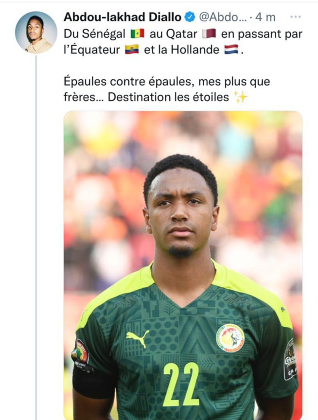 La phrase du jour par Abdou Diallo: "Du Sénégal au Qatar, en passant par l'Equateur et la Hollande" La phrase du jour par Abdou Diallo: "Du Sénégal au Qatar, en passant par l'Equateur et la Hollande"