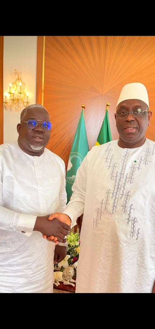Monsieur le Maire de Pire reçu en audience par le chef de l'Etat Macky Sall