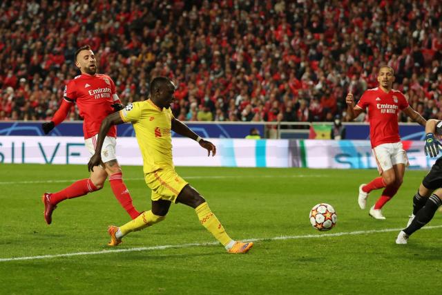 Ligue des champions : le but de Mané (Liverpool) face à Benfica en vidéo