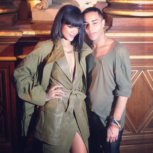 IMAGE : RIHANNA EN RETARD, ÉMEUTE AU DÉFILÉ BALMAIN !