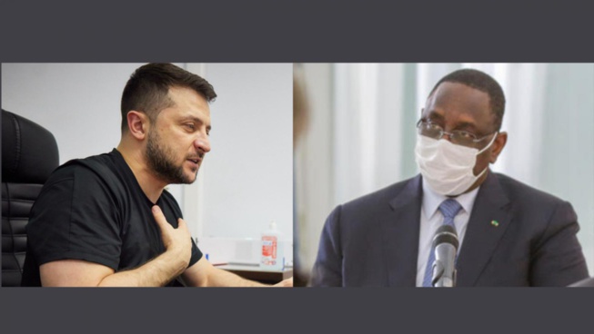 Coup de fil : La requête de Zelensky à Macky Sall et à l'Union africaine Coup de fil : La requête de Zelensky à Macky Sall et à l'Union africaine
