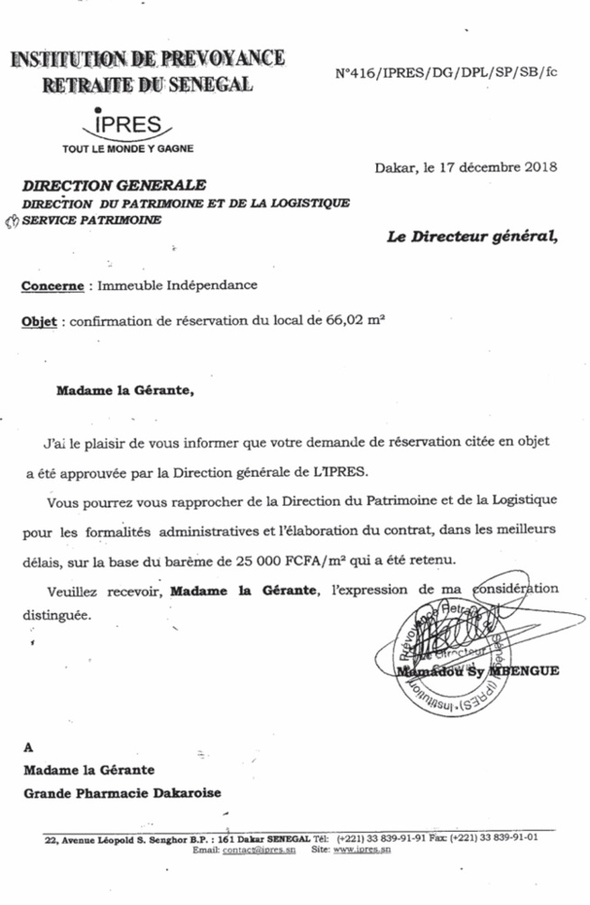 Déclarant que la pharmacie dakaroise n’a pas de contrat avec L’IPRES : Le ministre de la Santé a tout faux ! Déclarant que la pharmacie dakaroise n’a pas de contrat avec L’IPRES : Le ministre de la Santé a tout faux !
