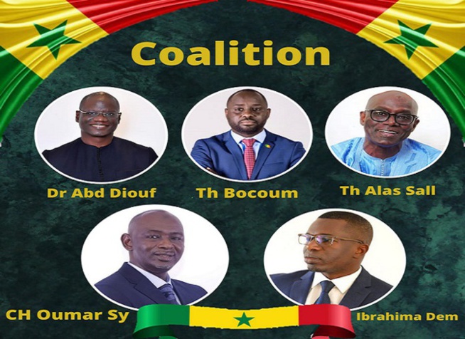 Coalition fondée Par Thierno Bocoum, TAS, Juge Deme, Abdourahmane Diouf et Cheikh Oumar Sy : les atouts et limites d’une nouvelle voie Coalition fondée Par Thierno Bocoum, TAS, Juge Deme, Abdourahmane Diouf et Cheikh Oumar Sy : les atouts et limites d’une nouvelle voie