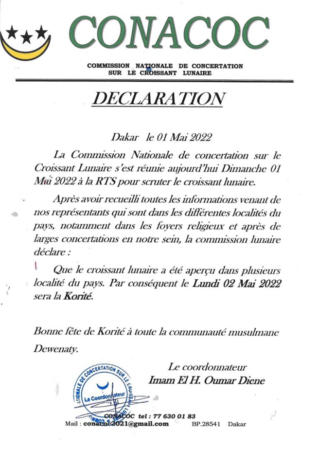 Korité 2022: Ces pays qui fêtent l’Aid Fitr ce lundi Korité 2022: Ces pays qui fêtent l’Aid Fitr ce lundi