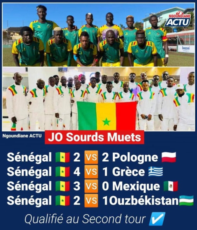 CM des Sourds-Muets : un explosif Sénégal vs Allemagne en quarts de finale pour l'exploit