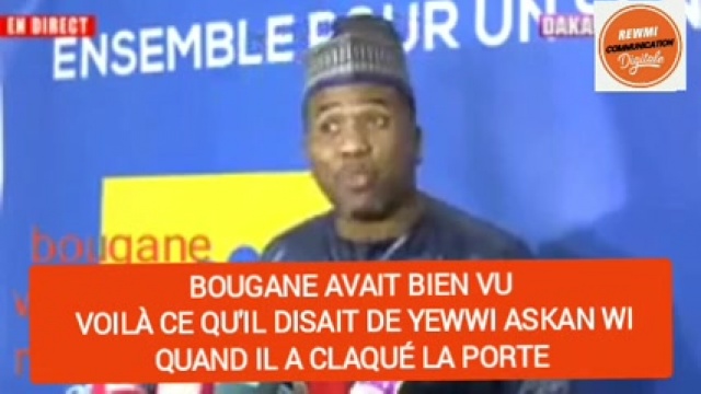 Vers une implosion de Yewwi Askan Wi : Il y a 6 mois quand Bougane tirait la sonnette d'alarme...
