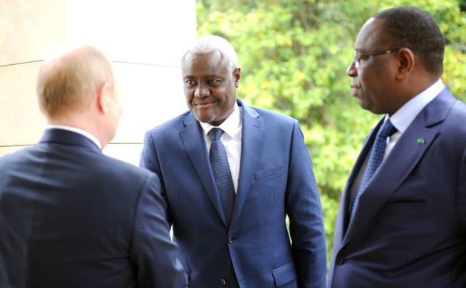 Les premiers mots de l'entretien entre Vladimir Poutine et Macky Sall (Texte et images)