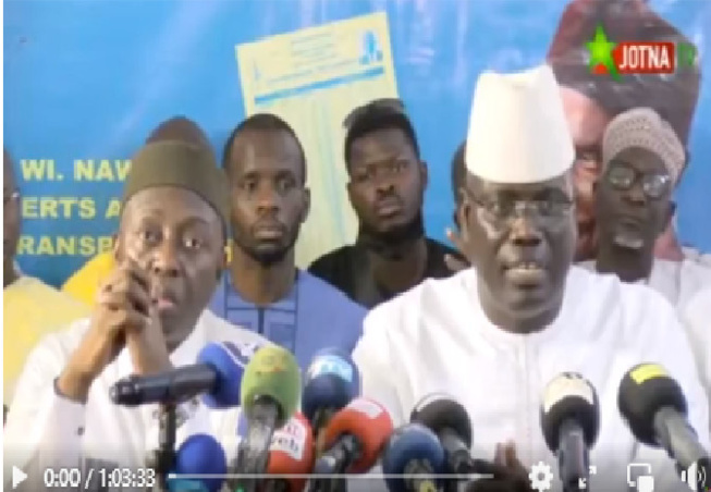 Lancement de l'Inter-Coalition Yewwi Askan Wi - Wallu Sénégal : Abdoul Mbacké tire sur Macky et son troisième mandat Lancement de l'Inter-Coalition Yewwi Askan Wi - Wallu Sénégal : Abdoul Mbacké tire sur Macky et son troisième mandat
