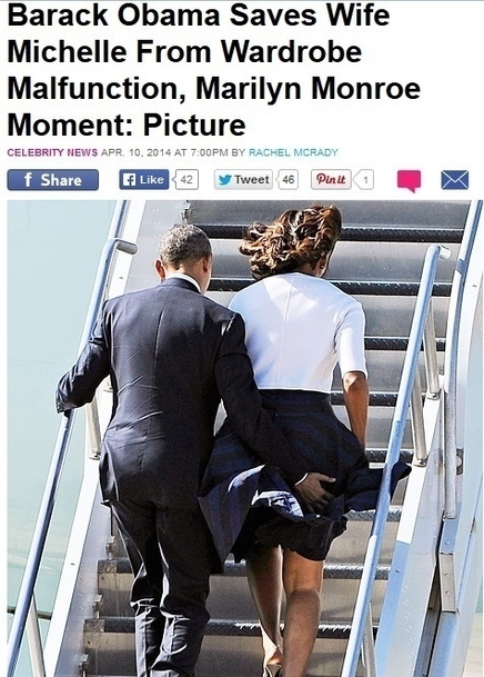 BARACK OBAMA SAUVE SA FEMME D’UN ACCIDENT ! (PHOTO)