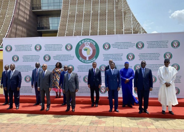 Situation au Mali, en Guinée et au Burkina : Les diverses décisions prises lors de la conférence extraordinaire de la Cedeao