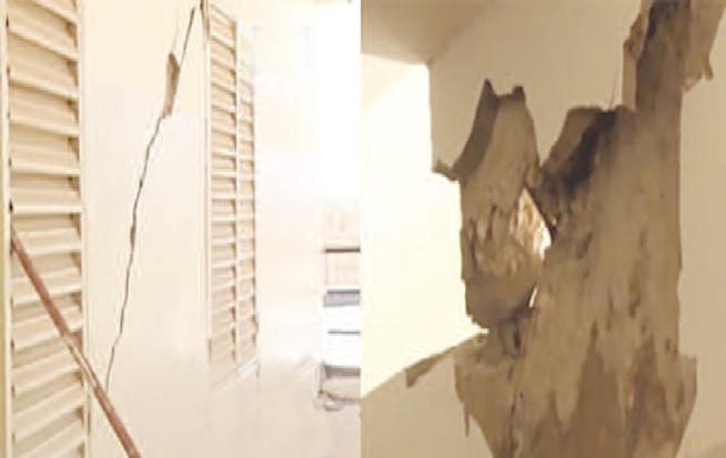 Gros Scandale détecté : Le Cem de Sébi gare menace ruine quatre ans après son inauguration Gros Scandale détecté : Le Cem de Sébi gare menace ruine quatre ans après son inauguration