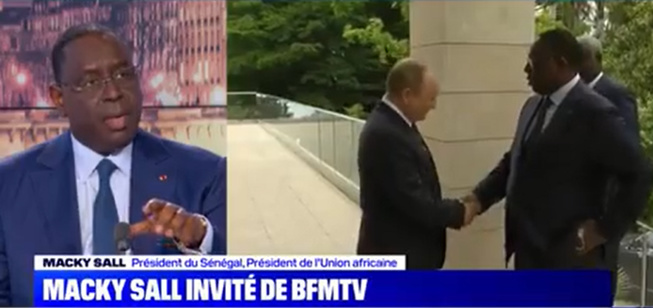 Macky Sall invité de BFMTV, ce vendredi : « Ce que Poutine m’a dit sur l’exportation du blé ukrainien » Macky Sall invité de BFMTV, ce vendredi : « Ce que Poutine m’a dit sur l’exportation du blé ukrainien »