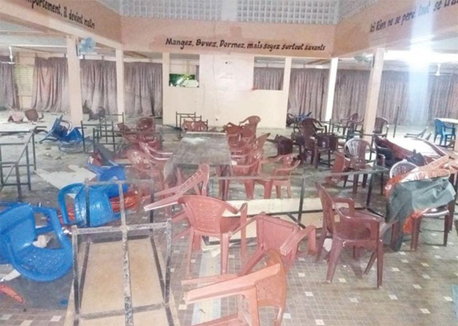 Université de Thiès : Le restau saccagé, une plainte annoncée Université de Thiès : Le restau saccagé, une plainte annoncée