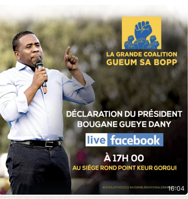Boucane Gueye Dani PDT GUEUM SA BOOP sera face à la presse ce lundi Boucane Gueye Dani PDT GUEUM SA BOOP sera face à la presse ce lundi