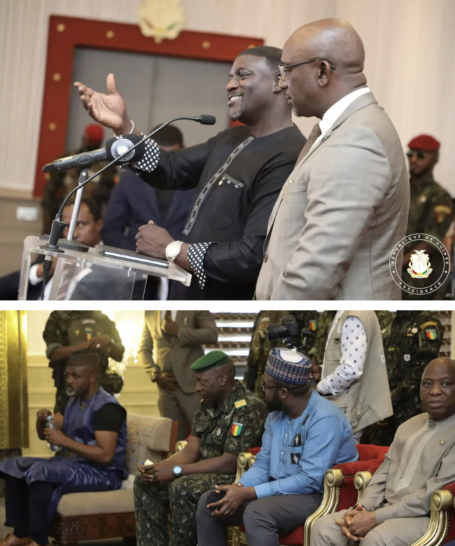 Guinée : voilà pourquoi Akon et Paul Pogba ont été reçus par Colonel Mamadi DOUMBOUYA
