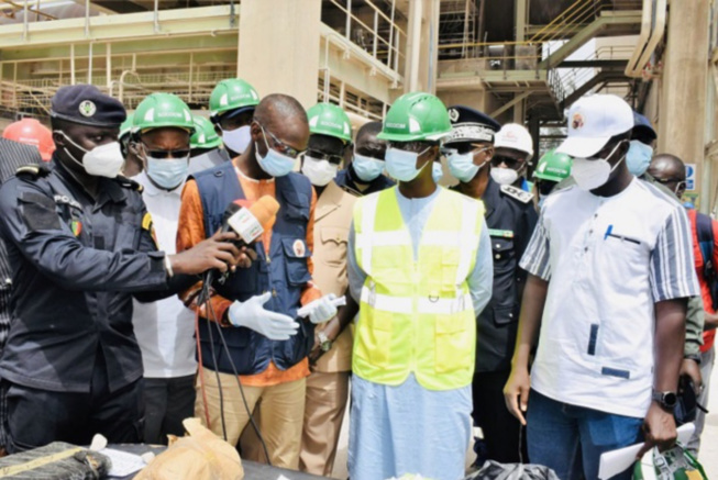 Incinération des drogues saisies par les forces de sécurité : C’était hier dans les installations de la SOCOCIM Incinération des drogues saisies par les forces de sécurité : C’était hier dans les installations de la SOCOCIM