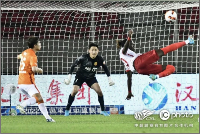 Super League Chine : Chérif Ndiaye, encore buteur, offre la victoire au Shanghai Port contre Wuhan !